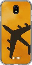 Samsung Galaxy J7 (2017) Hoesje Transparant TPU Case - Aeroplane #ffffff