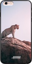 iPhone 6 Plus Hoesje TPU Case - Leopard #ffffff