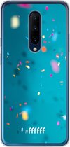 OnePlus 7 Pro Hoesje Transparant TPU Case - Confetti #ffffff