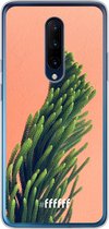 OnePlus 7 Pro Hoesje Transparant TPU Case - Waving Plant #ffffff