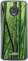 Motorola Moto G6 Hoesje Transparant TPU Case - Bamboo #ffffff