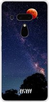 HTC U12+ Hoesje Transparant TPU Case - Full Moon #ffffff