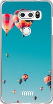 LG V30 (2017) Hoesje Transparant TPU Case - Air Balloons #ffffff