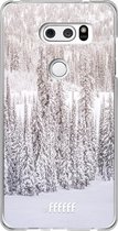 LG V30 (2017) Hoesje Transparant TPU Case - Snowy #ffffff