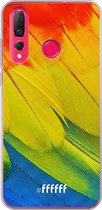 Huawei P30 Lite Hoesje Transparant TPU Case - Macaw Hues #ffffff