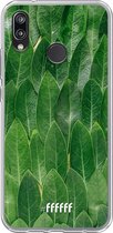 Huawei P20 Lite (2018) Hoesje Transparant TPU Case - Green Scales #ffffff