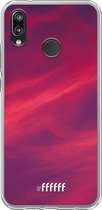 Huawei P20 Lite (2018) Hoesje Transparant TPU Case - Red Skyline #ffffff