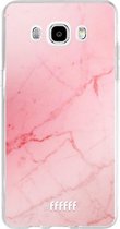 Samsung Galaxy J5 (2016) Hoesje Transparant TPU Case - Coral Marble #ffffff