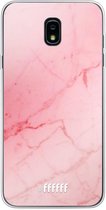 Samsung Galaxy J7 (2018) Hoesje Transparant TPU Case - Coral Marble #ffffff