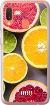 Samsung Galaxy A20e Hoesje Transparant TPU Case - Citrus Fruit #ffffff