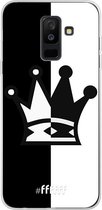 6F hoesje - geschikt voor Samsung Galaxy A6 Plus (2018) -  Transparant TPU Case - Chess #ffffff