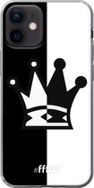 6F hoesje - geschikt voor iPhone 12 Mini -  Transparant TPU Case - Chess #ffffff