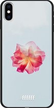 iPhone Xs Max Hoesje TPU Case - Rouge Floweret #ffffff