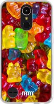 6F hoesje - geschikt voor LG K10 (2017) -  Transparant TPU Case - Gummy Bears #ffffff
