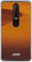 Nokia 6 (2018) Hoesje Transparant TPU Case - Sand Dunes #ffffff