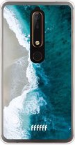 Nokia 6 (2018) Hoesje Transparant TPU Case - Beach all Day #ffffff
