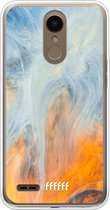 LG K10 (2018) Hoesje Transparant TPU Case - Fire Against Water #ffffff