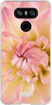 LG G6 Hoesje Transparant TPU Case - Pink Petals #ffffff
