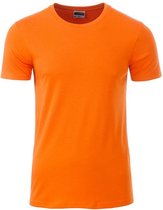 James and Nicholson - Heren Standaard T-Shirt (Oranje/Oranje)