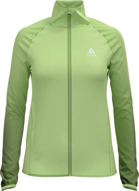 Odlo Jacket ZEROWEIGHT WARM HYBRID GEEL Maat L bol
