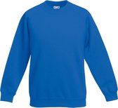 Fruit Of The Loom Kind/ Kinderen Unisex Raglan Mouwen Sweatshirt (Royaal Blauw)