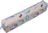 Tesoro Etui Eenhoorn Junior 19 X 4 X 3 Cm Polyester Wit