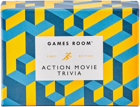 Afbeelding van het spel Ridley's Games Quizspel Action Movie Trivia Papier Blauw (en)