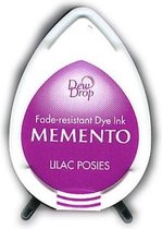 Inktkussen Memento Dew drops Lilac posies (1 st)