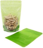 Stazakken Rijstpapier Transparant/Groen 11,9x7,6x18,4cm | 114 gram (100 stuks)