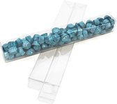 Plastiek Doosjes 5.2x5.2x43.2cm Kristalhelder met Autolock Bodem (25 stuks)