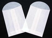 Pergamijn Envelopjes 7x9,5cm (100 stuks) | pergamijn zakjes | glassine zakjes