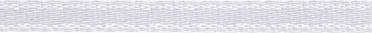 Satijnlint, B: 3 mm, wit, 15 m/ 1 rol