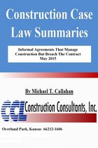 Informal Agreements That Manage Construction But Breach The Contract