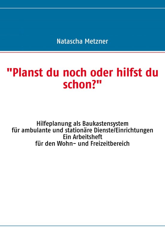 "Planst du noch oder hilfst du schon?" - cover
