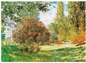 Claude Monet - Il Parco Monceau Kunstdruk 80x60cm