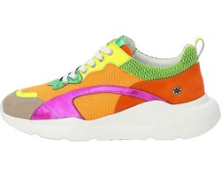 KUNOKA IZZI platform sneaker multicolor - Sneakers Dames - maat 40 - Oranje  Groen Geel... | bol