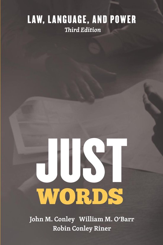 Chicago Series in Law and Society - Just Words - cover