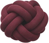 Design House Stockholm Knot Kussen 30x30 Bordeaux