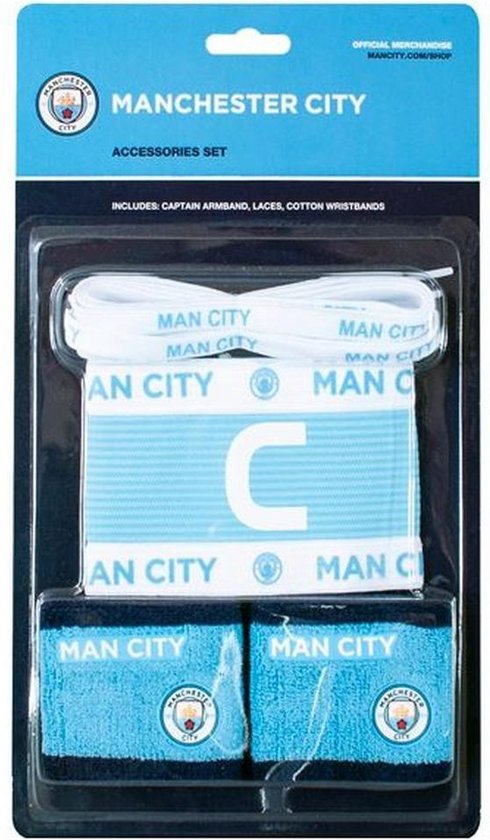 Spot On Gifts - Manchester City FC Accessories Set (Blauw) | bol.com