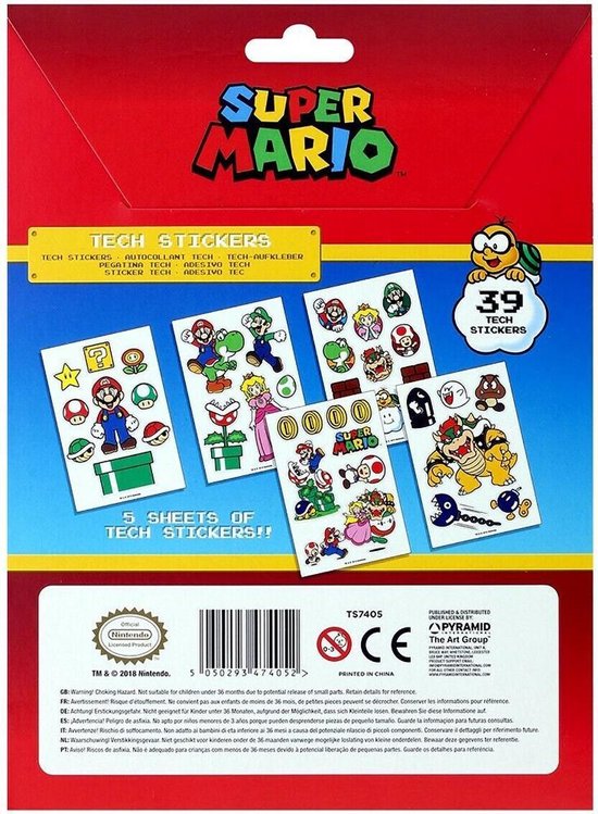 Nintendo Super Mario Bros set 29 vinyl - Merkloos
