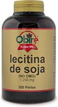 Obire Lecitina De Soja 1200 Mg 200 Perlas