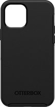 Apple iPhone 12 Hoesje - Otterbox - Symmetry Serie - Hard Kunststof Backcover - Zwart - Hoesje Geschikt Voor Apple iPhone 12