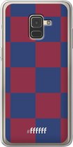 Samsung Galaxy A8 (2018) Hoesje Transparant TPU Case - FC Barcelona #ffffff