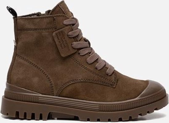Tamaris Veterboots groen - Schoenen.nl