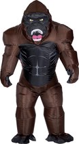 WIDMANN - Opblaasbaar gorilla kostuum voor volwassenen