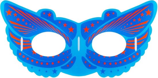 GOODMARK - Fosforescerend superhelden masker - Maskers > Masquerade masker