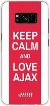 Samsung Galaxy S8 Plus Hoesje Transparant TPU Case - AFC Ajax Keep Calm #ffffff