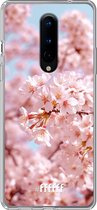 OnePlus 8 Pro Hoesje Transparant TPU Case - Cherry Blossom #ffffff