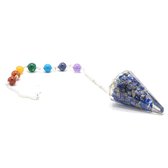 Pendel Edelsteen - Orgonite Power Chakra Pendel - Lapis - Pendelen - Pendels