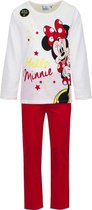 Minnie Mouse - Pyjama - Wit - 8 jaar - 128cm